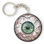 Creepy Green Eye -Keychain