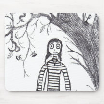 Creepy Halloween Mouse Pad