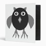 Creepy Halloween Owl Binder