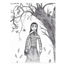 Creepy Halloween Post Cards