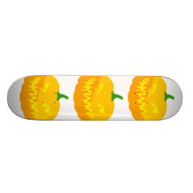 Creepy Jack-O-'Lantern Skate Boards