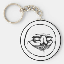 Creepy Me Gusta Face Keychains