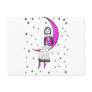 Creepy over the moon and stars postcards