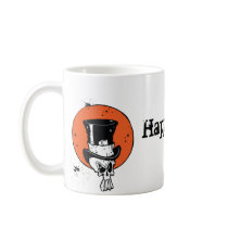 Creepy Skull Happy Halloween Mug