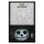 Creepy White Pumpkin stationery