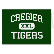 Cregier - Tigers - Vocational - Chicago Illinois Greeting Card