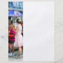 Crème glacée de achat à la foire prospectus avec motif