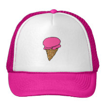 Crème glacée de fraise ! casquettes de camionneur
