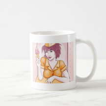 Crème glacée tasse à café