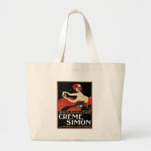 Creme Simon Soaps Canvas Bag