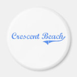 Crescent Beach California Classic Design Refrigerator Magnet