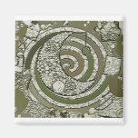 cresent moon fridge magnet