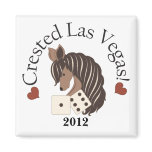 Crested Las Vegas Magnet - Exclusive design