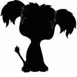 Crested Pup Photo Cut Outs