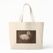 Crestie the Crested Duck Canvas Bag