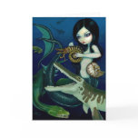 "Cretaceous Mermaid" Greeting Card