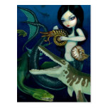 "Cretaceous Mermaid" Postcard postcards