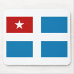 Cretan State Flag Mouse Pad