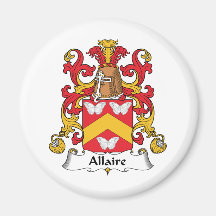 Crête de famille d'Allaire Aimants Pour Réfrigérateur