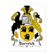 Crête de famille de Barwick Cartes Postales