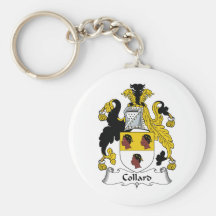 Crête de famille de collard porte-clef