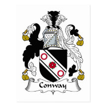 Crête de famille de Conway Cartes Postales