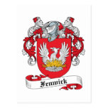 Crête de famille de Fenwick Carte Postale