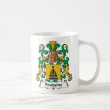 Crête de famille de Fontaine Tasse À Café