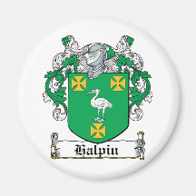 Crête de famille de Halpin Aimant Pour Réfrigérateur
