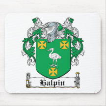 Crête de famille de Halpin Tapis De Souris