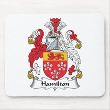 Crête de famille de Hamilton Tapis De Souris