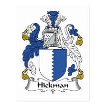 Crête de famille de Hickman Cartes Postales