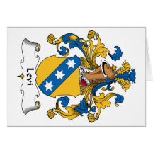 Crête de famille de Lévi Cartes De Vœux