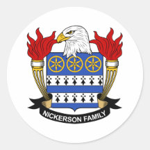 Crête de famille de Nickerson Adhésif