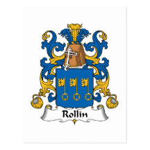 Crête de famille de Rollin Cartes Postales