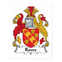 Crête de famille de Rowe Cartes Postales