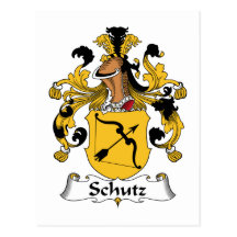 Crête de famille de Schutz Cartes Postales