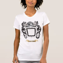Crête de famille de Travers (manteau des bras) T-shirt