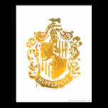 Crête de Hufflepuff - éclaboussée affiches