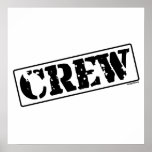 Crew Stamp Poster