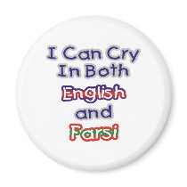 Cri dans l'anglais et le Farsi aimants
