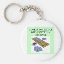 cribbage players key chains