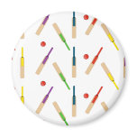 Cricket Bats and Balls Magnet