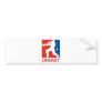 cricket batsman batting silhouette bumper sticker