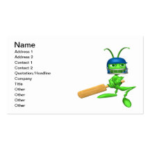 Cricket Cricket Business Card Template