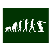 Cricket - évolution de carte postale de cricket