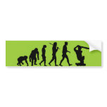 Cricket - Evolution of cricket Bumper Sticker