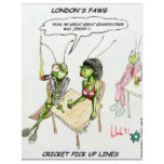 Cricket Pick-Up Lines Funny Gifts Tees Collectable flyers