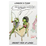 Cricket Pick-Up Lines Funny Gifts Tees Collectable stationery