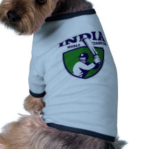 cricket player batsman shield india world champion dog tshirt